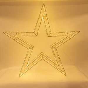 ΑΣΤΕΡΙ ΦΩΤΙΖΟΜΕΝΟ 110cm, 2640 LED, 31V ΜΕΤΑΣΧΗΜΑΤΙΣΤΗ, TIMER, ΜΠΡΟΝΖΕ ΜΕΤΑΛΛΙΚΟΣ ΣΚΕΛΕΤΟΣ, ΜΠΡΟΝΖΕ ΧΑΛΚΙΝΟ ΚΑΛΩΔΙΟ, ΘΕΡΜΟ LED, ΠΡΟΕΚΤΑΣΗ ΠΑΡΟΧΗΣ 5m, IP4 EUROLAMP – 600-22532