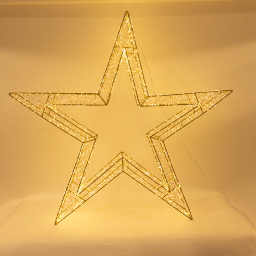 ΑΣΤΕΡΙ ΦΩΤΙΖΟΜΕΝΟ 110cm, 2640 LED, 31V ΜΕΤΑΣΧΗΜΑΤΙΣΤΗ, TIMER, ΜΠΡΟΝΖΕ ΜΕΤΑΛΛΙΚΟΣ ΣΚΕΛΕΤΟΣ, ΜΠΡΟΝΖΕ ΧΑΛΚΙΝΟ ΚΑΛΩΔΙΟ, ΘΕΡΜΟ LED, ΠΡΟΕΚΤΑΣΗ ΠΑΡΟΧΗΣ 5m, IP4 EUROLAMP – 600-22532