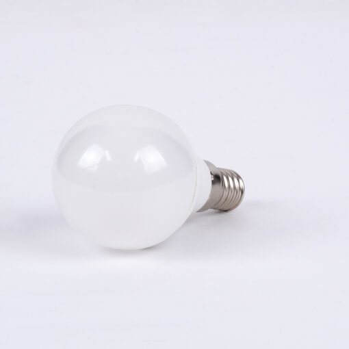 GloboStar® 60014 Λάμπα LED E14 G45 Γλομπάκι 4W 376lm 260° AC 220-240V IP20 Φ4.5 x Υ7.8cm Θερμό Λευκό 2700K – 3 Years Warranty