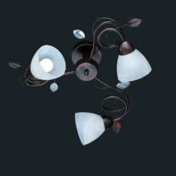Φωτιστικό Οροφής Trio Lighting E14 Σκουριά Αντικέ Μεταλλικό 600700328
