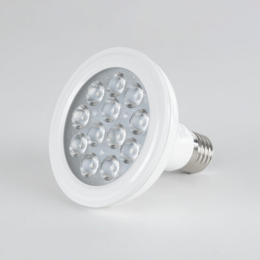 GloboStar® 60091 Λάμπα LED E27 PAR30 Σποτ 12W 1164lm 36° AC 220-240V IP20 Φ9.5 x Υ9.5cm Φυσικό Λευκό 4500K Dimmable – 3 Χρόνια Εγγύηση