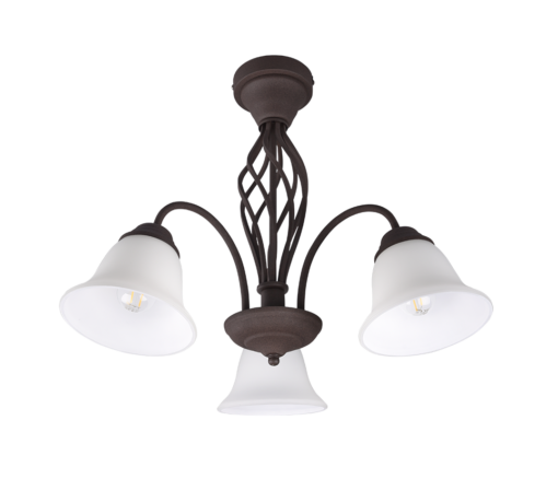 Φωτιστικό Οροφής Trio Lighting 3xE14   Σκουριά Μεταλλικό    – 601000324