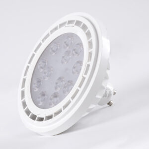 GloboStar® 60129 Σποτ LED GU10 AR111 12W 1200lm 36° AC 220-240V IP20 Φ11 x Υ6.6cm Ψυχρό Λευκό 6000K Dimmable – 3 Χρόνια Εγγύηση