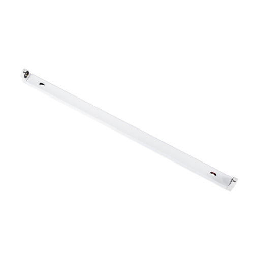 GloboStar® TUBATO 60147 Μεταλλικό Σκαφάκι για 1 x Λάμπα 60CM T8 G13 LED AC 220-240V IP20 Μ60 x Π3.4 x Υ4.3cm – 5 Χρόνια Εγγύηση
