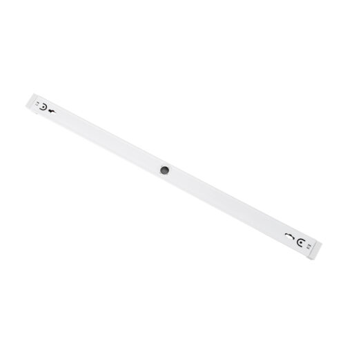 GloboStar® TUBATO 60147 Μεταλλικό Σκαφάκι για 1 x Λάμπα 60CM T8 G13 LED AC 220-240V IP20 Μ60 x Π3.4 x Υ4.3cm – 5 Χρόνια Εγγύηση
