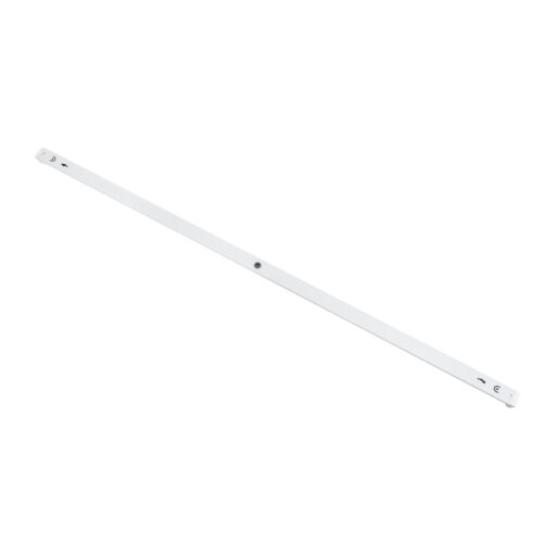 GloboStar® TUBATO 60149 Μεταλλικό Σκαφάκι για 1 x Λάμπα 120CM T8 G13 LED AC 220-240V IP20 Μ120 x Π3.4 x Υ4.3cm – 5 Χρόνια Εγγύηση