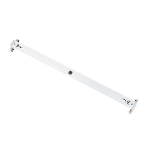 GloboStar® TUBATO 60151 Μεταλλικό Σκαφάκι για 2 x Λάμπες 60CM T8 G13 LED AC 220-240V IP20 Μ60 x Π7.2 x Υ4cm – 5 Χρόνια Εγγύηση