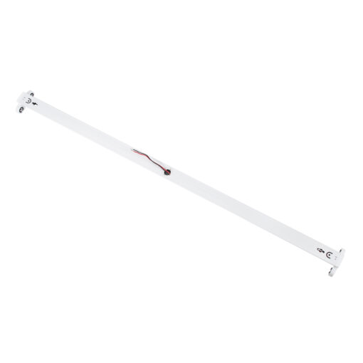 GloboStar® TUBATO 60152 Μεταλλικό Σκαφάκι για 2 x Λάμπες 90CM T8 G13 LED AC 220-240V IP20 Μ90 x Π7.2 x Υ4cm – 5 Χρόνια Εγγύηση