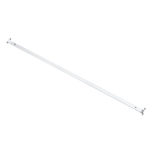 GloboStar® TUBATO 60154 Μεταλλικό Σκαφάκι για 2 x Λάμπες 150CM T8 G13 LED AC 220-240V IP20 Μ150 x Π7.2 x Υ4cm – 5 Χρόνια Εγγύηση