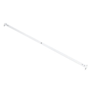 GloboStar® TUBATO 60154 Μεταλλικό Σκαφάκι για 2 x Λάμπες 150CM T8 G13 LED AC 220-240V IP20 Μ150 x Π7.2 x Υ4cm – 5 Χρόνια Εγγύηση