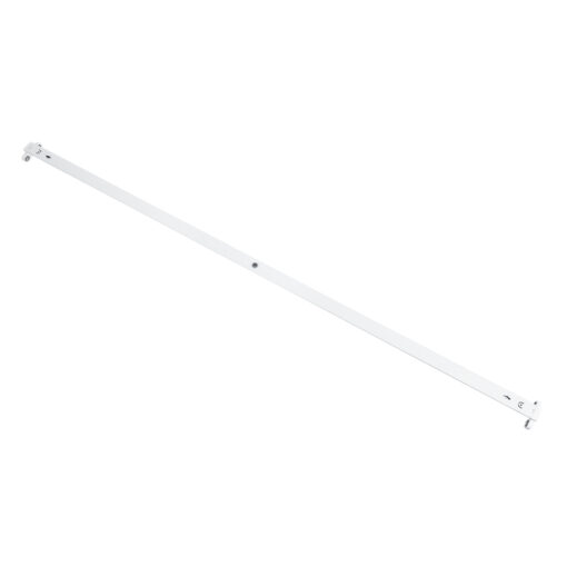 GloboStar® TUBATO 60154 Μεταλλικό Σκαφάκι για 2 x Λάμπες 150CM T8 G13 LED AC 220-240V IP20 Μ150 x Π7.2 x Υ4cm – 5 Χρόνια Εγγύηση