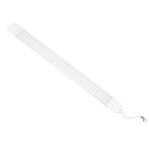 GloboStar® 60163 LED Γραμμικό Βιομηχανικό Φωτιστικό Tri-Proof 60cm 18W 1936lm 120° AC 220-240V Αδιάβροχο IP65 Μ60 x Π6 x Υ4cm Θερμό Λευκό 2700K – 3 Χρόνια Εγγύηση