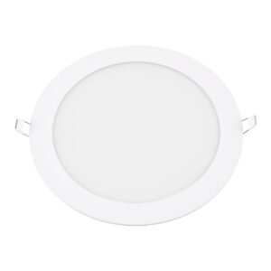 GloboStar® 60189 Χωνευτό LED Panel Φ22cm 20W 2120lm 120° AC 220-240V IP20 Φ22.2 x Υ1.9cm Φυσικό Λευκό 4500K – 3 Years Warranty