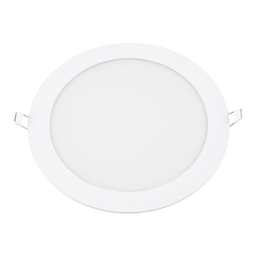 GloboStar® 60189 Χωνευτό LED Panel Φ22cm 20W 2120lm 120° AC 220-240V IP20 Φ22.2 x Υ1.9cm Φυσικό Λευκό 4500K – 3 Years Warranty