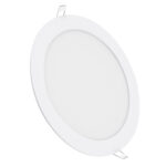 GloboStar® 60190 Χωνευτό LED Panel Φ22cm 20W 2060lm 120° AC 220-240V IP20 Φ22.2 x Υ1.9cm Θερμό Λευκό 2700K – 3 Years Warranty