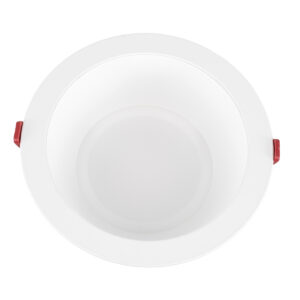 GloboStar® 60196 Χωνευτό LED Panel Downlight Φ22cm 42W 4830lm 60° AC 220-240V IP20 Φ22 x Υ9.5cm Θερμό Λευκό 2700K – OSRAM LED CHIP TECHNOLOGY – 5 Years Warranty