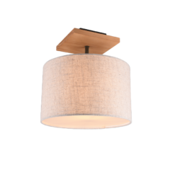 Φωτιστικό Οροφής Trio Lighting   E27 Νίκελ Αντικέ Μεταλλικό    602100130