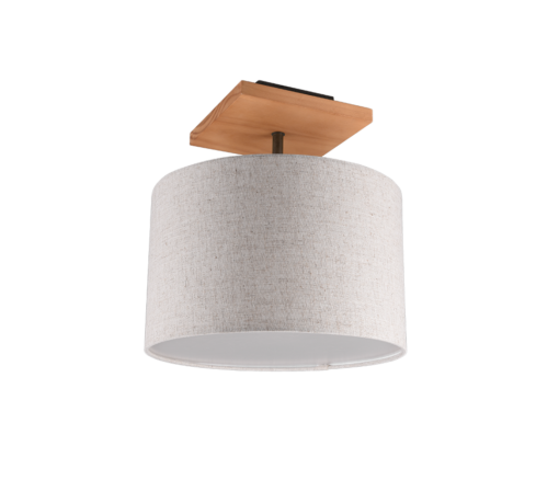 Φωτιστικό Οροφής Trio Lighting   E27 Νίκελ Αντικέ Μεταλλικό    602100130