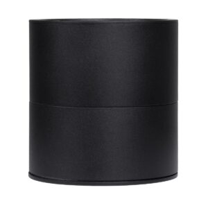 GloboStar® OMEGA-S 60300 Επιφανειακό LED Spot Downlight Φ10cm 12W 1560lm 36° AC 220-240V IP20 Φ10 x Υ10.5cm – Στρόγγυλο – Μαύρο – Φυσικό Λευκό 4500K – Bridgelux COB – 5 Years Warranty