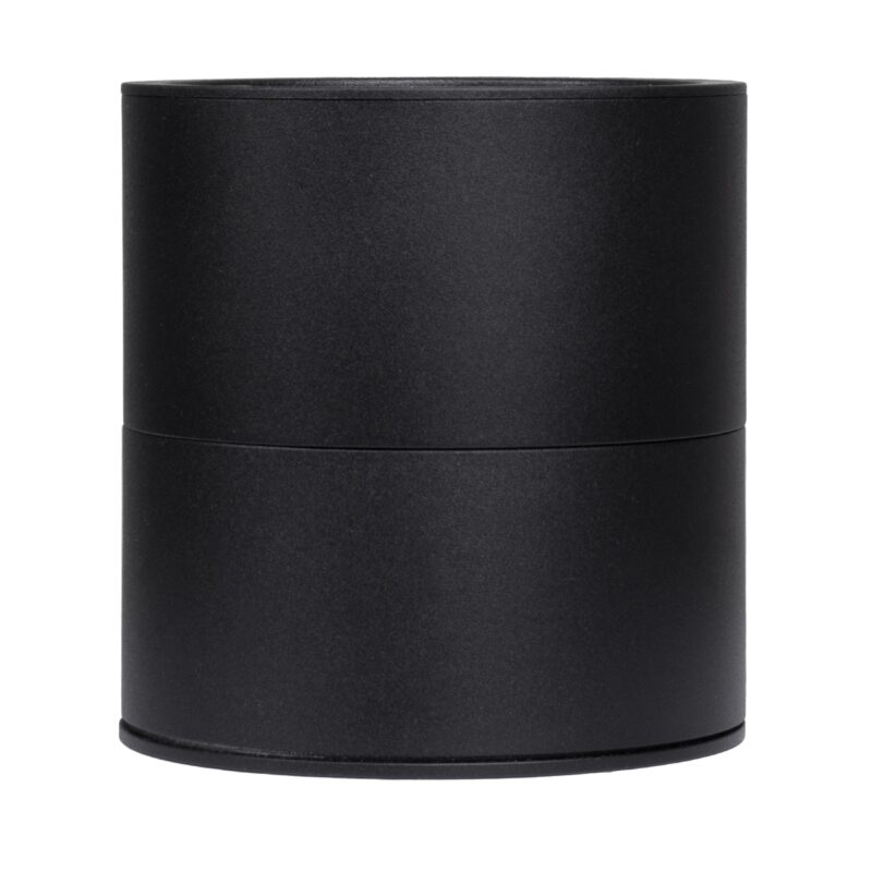 GloboStar® OMEGA-S 60300 Επιφανειακό LED Spot Downlight Φ10cm 12W 1560lm 36° AC 220-240V IP20 Φ10 x Υ10.5cm – Στρόγγυλο – Μαύρο – Φυσικό Λευκό 4500K – Bridgelux COB – 5 Years Warranty