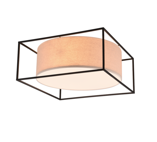 Φωτιστικό Οροφής Trio Lighting 3xE27 Μαύρου Χρώματος – 603100344