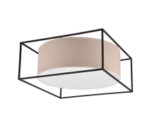 Φωτιστικό Οροφής Trio Lighting 3xE27 Μαύρου Χρώματος – 603100344