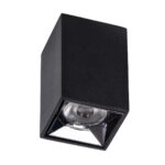 GloboStar® LUMINAR SUPERIOR 60320 Επιφανειακό LED Spot Downlight TrimLess 3W 420lm 36° AC 220-240V IP20 Μ4.2 x Π4.2 x Υ6.6cm – Μαύρο με Κάτοπτρο Χρωμίου – Φυσικό Λευκό 4500K – Bridgelux High Lumen Chip Gen2 – TÜV Certified Driver – 5 Years Warranty