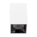 GloboStar® LUMINAR SUPERIOR 60323 Επιφανειακό LED Spot Downlight TrimLess 3W 405lm 36° AC 220-240V IP20 Μ4.2 x Π4.2 x Υ6.6cm – Λευκό με Κάτοπτρο Χρωμίου – Θερμό Λευκό 2700K – Bridgelux High Lumen Chip Gen2 – TÜV Certified Driver – 5 Years Warranty