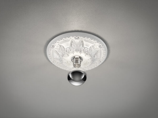 Φωτιστικό Οροφής Trio Lighting   E27 Λευκό Γύψινο    603300101