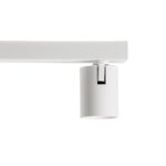 GloboStar® LEONARDO 60347 Μοντέρνο Φωτιστικό Οροφής Ράγα με Κινούμενα Σποτ LED Spot Downlight 20W 2400lm 60° AC 220-240V IP20 Μ32 x Π7 x Υ11.8cm – Λευκό – Φυσικό Λευκό 4500K – Bridgelux COB – 5 Years Warranty