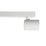 GloboStar® LEONARDO 60347 Μοντέρνο Φωτιστικό Οροφής Ράγα με Κινούμενα Σποτ LED Spot Downlight 20W 2400lm 60° AC 220-240V IP20 Μ32 x Π7 x Υ11.8cm – Λευκό – Φυσικό Λευκό 4500K – Bridgelux COB – 5 Years Warranty