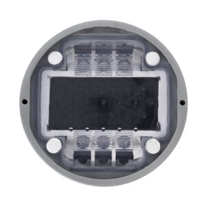 GloboStar® ROADER 60367 Professional LED Strobe Αυτόνομος Ηλιακός Χωνευτός Ανακλαστήρας Οδοστρώματος με Ενσωματωμένο Φωτοβολταϊκό Panel 2.5V 220mA & Επαναφορτιζόμενη Μπαταρία Ni-MH 1.2V 1200mAh – Αδιάβροχο IP68 – Ψυχρό Λευκό 6000K – Max Pass Load 20 Τόνοι – Φ12.5 x Υ7.7cm – 3 Years Warranty