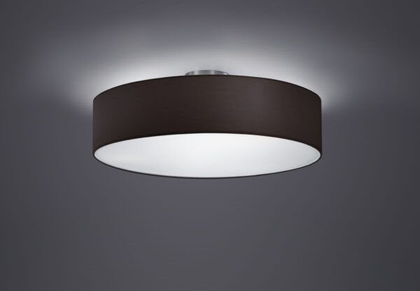 Φωτιστικό Οροφής Trio Lighting   E27 Νίκελ Ματ Μεταλλικό    603900302