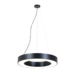 InLight Κρεμαστό φωτιστικό LED 60W 3000K σε μαύρη απόχρωση D:100cm (6041-100-BL)