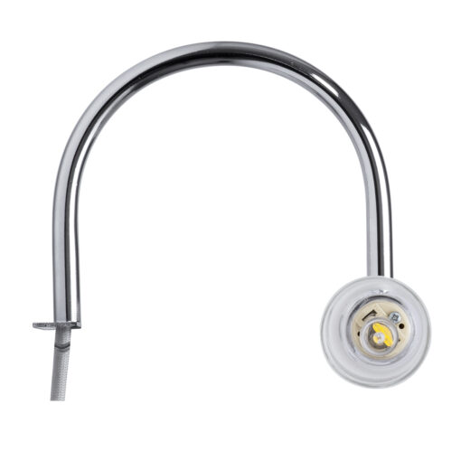 GloboStar® FLORA 60414 Μοντέρνο Φωτιστικό Τοίχου – Απλίκα Καθρέπτη Μπάνιου – Πίνακα 2 x G9 270° AC 220-240V IP44 Μ31 x Π13 x Υ12cm – Χρώμιο Νίκελ – 5 Χρόνια Εγγύηση