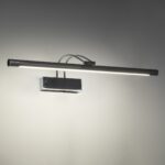 GloboStar® LAURA 60426 Μοντέρνο Φωτιστικό Τοίχου – Απλίκα Καθρέπτη Μπάνιου – Πίνακα LED 12W 1400lm 120° AC 220-240V IP44 Μ60 x Π27 x Υ13cm – Φυσικό Λευκό 4500K – Χρώμιο Νίκελ – 3 Years Warranty