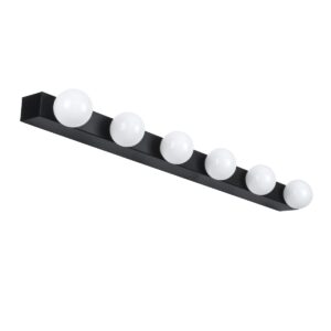 GloboStar® BELLA 60452 Μοντέρνο Φωτιστικό Τοίχου – Απλίκα Καθρέπτη Μπάνιου – Πίνακα LED 18W 2052lm 300° AC 220-240V IP44 Μ70 x Π11 x Υ6cm – Φυσικό Λευκό 4500K – Μαύρο – 3 Years Warranty