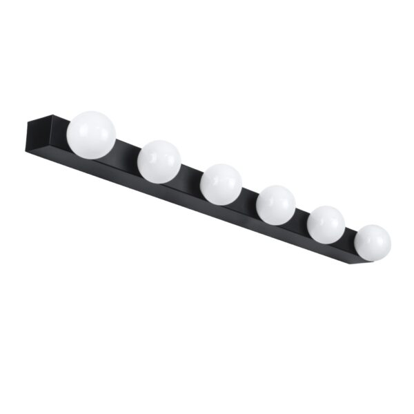 GloboStar® BELLA 60452 Μοντέρνο Φωτιστικό Τοίχου – Απλίκα Καθρέπτη Μπάνιου – Πίνακα LED 18W 2052lm 300° AC 220-240V IP44 Μ70 x Π11 x Υ6cm – Φυσικό Λευκό 4500K – Μαύρο – 3 Years Warranty