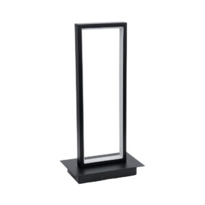 GloboStar® CORNELIE 60460 Επιτραπέζιο Φωτιστικό LED CCT 18W 1980lm 200° AC 220-240V – Εναλλαγή Φωτισμού μέσω Διακόπτη On/Off All In One Ψυχρό 6000k+Φυσικό 4500k+Θερμό 2700k Μ18 x Π10 x Υ36cm – Mαύρο – 3 Χρόνια Εγγύηση