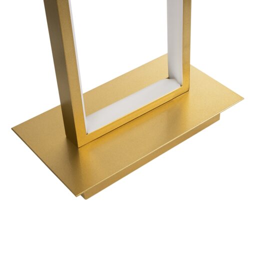 GloboStar® CORNELIE 60462 Επιτραπέζιο Φωτιστικό LED CCT 18W 1980lm 200° AC 220-240V – Εναλλαγή Φωτισμού μέσω Διακόπτη On/Off All In One Ψυχρό 6000k+Φυσικό 4500k+Θερμό 2700k Μ18 x Π10 x Υ36cm – Χρυσό – 3 Χρόνια Εγγύηση