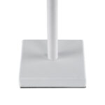 GloboStar® NEGA 60474 Μοντέρνο Επιτραπέζιο Φωτιστικό Πορτατίφ LED 2.2W 154lm 360° DC 5V Επαναφορτιζόμενο με Μπαταρία Li-ion 4000mAh – Διακόπτη Αφής – Θερμό Λευκό 2700K – Dimmable – D10 x H39cm – Λευκό – 2 Years Warranty