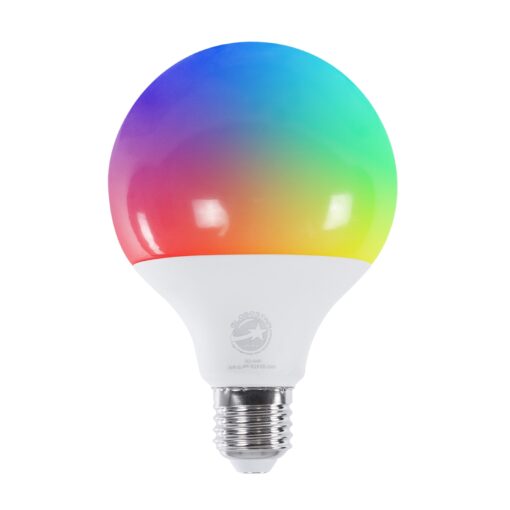 GloboStar® 60491 Έξυπνη Λάμπα LED E27 G95 Γλόμπος Smart Home Wifi 13W 1300lm 260° AC 220-240V IP20 Φ9.5 x Υ13.5cm RGB+CCT – Εναλλαγή Φωτισμού & Dimming μέσω Εφαρμογής Tuya – Bridgelux Chip – 3 Χρόνια Εγγύηση