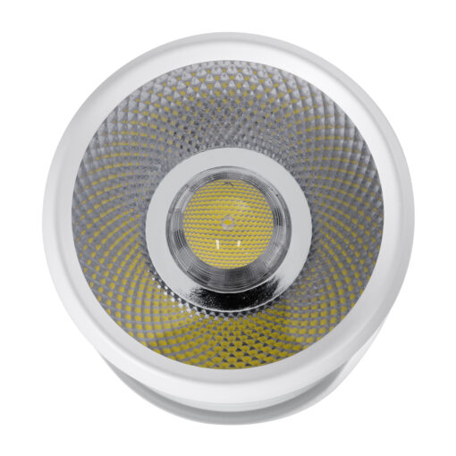 GloboStar® DETRONIC 60500 Επιφανειακό Κινούμενο Spot Downlight LED 10W 1350lm 24° AC 220-240V IP20 Φ9cm x Υ16cm – Στρόγγυλο – Λευκό – Ψυχρό Λευκό 6000K – Bridgelux COB – TÜV Certified Driver – 5 Χρόνια Εγγύηση