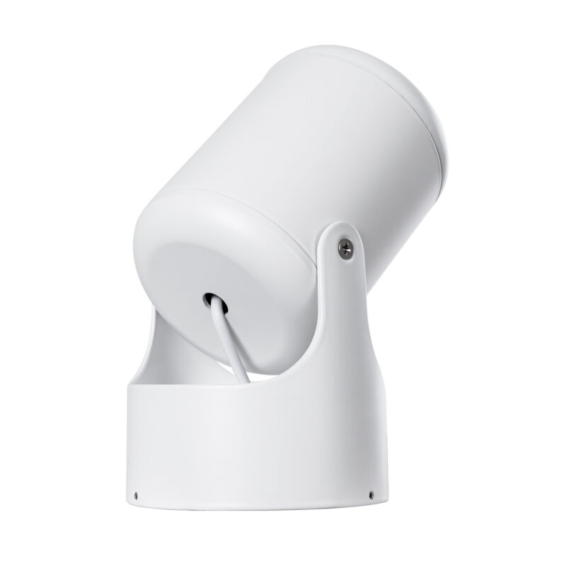 GloboStar® DETRONIC 60502 Επιφανειακό Κινούμενο Spot Downlight LED 10W 1250lm 24° AC 220-240V IP20 Φ9cm x Υ16cm – Στρόγγυλο – Λευκό – Θερμό Λευκό 2700K – Bridgelux COB – TÜV Certified Driver – 5 Χρόνια Εγγύηση