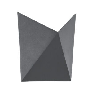 GloboStar® STEALTH 60519 Φωτιστικό Τοίχου – Απλίκα Αρχιτεκτονικού Φωτισμού Εσωτερικού/Εξωτερικού Χώρου Up or Down LED 10W 1000lm 60° AC220-240V Αδιάβροχο IP65 – Σώμα Αλουμινίου & Tempered Glass – Μ17 x Π17 x Υ7.5cm – Θερμό Λευκό 2700K – Γκρι Ανθρακί – Bridgelux Chip – 5 Years Warranty