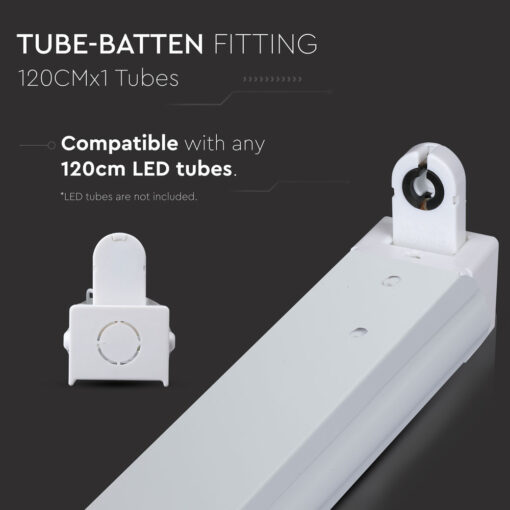 Βάση στήριξης 1xT8 1200mm V-TAC – 6054