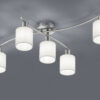 Φωτιστικό Οροφής Trio Lighting   E14 Νίκελ Ματ Μεταλλικό    605400501