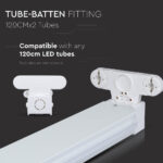 Βάση στήριξης 2xT8 1200mm V-TAC – 6055