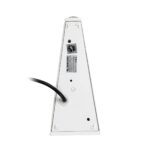 GloboStar® TRIANDE 60554 Φωτιστικό Τοίχου – Απλίκα Αρχιτεκτονικού Φωτισμού Εσωτερικού/Εξωτερικού Χώρου Up & Down LED 10W 1200lm 5° & 60° AC 220-240V IP65 Μ8.5 x Π8.5 x Υ20cm – Φυσικό Λευκό 4500K – Λευκό Αλουμίνιο – Bridgelux Chip – 3 Χρόνια Εγγύηση