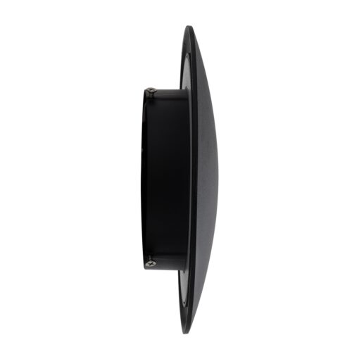 GloboStar® HELIO-R 60492 Φωτιστικό Τοίχου – Απλίκα Αρχιτεκτονικού Φωτισμού Εσωτερικού/Εξωτερικού Χώρου LED 7W 840lm 120° x 360° AC 220-240V Αδιάβροχο IP65 Φ16 x Π5cm – Φυσικό Λευκό 4500K – Μαύρο – Στρόγγυλο – Bridgelux Chip – 3 Years Warranty